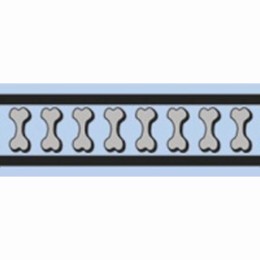 Reflexn obojek svtle modr 40-60 cm